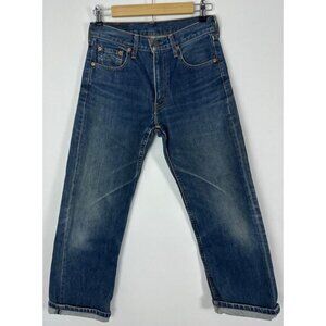 Vintage 1999 Y2K Levi's 511 Slim Denim Jeans Made in Japan 28x29 Ankle Crop